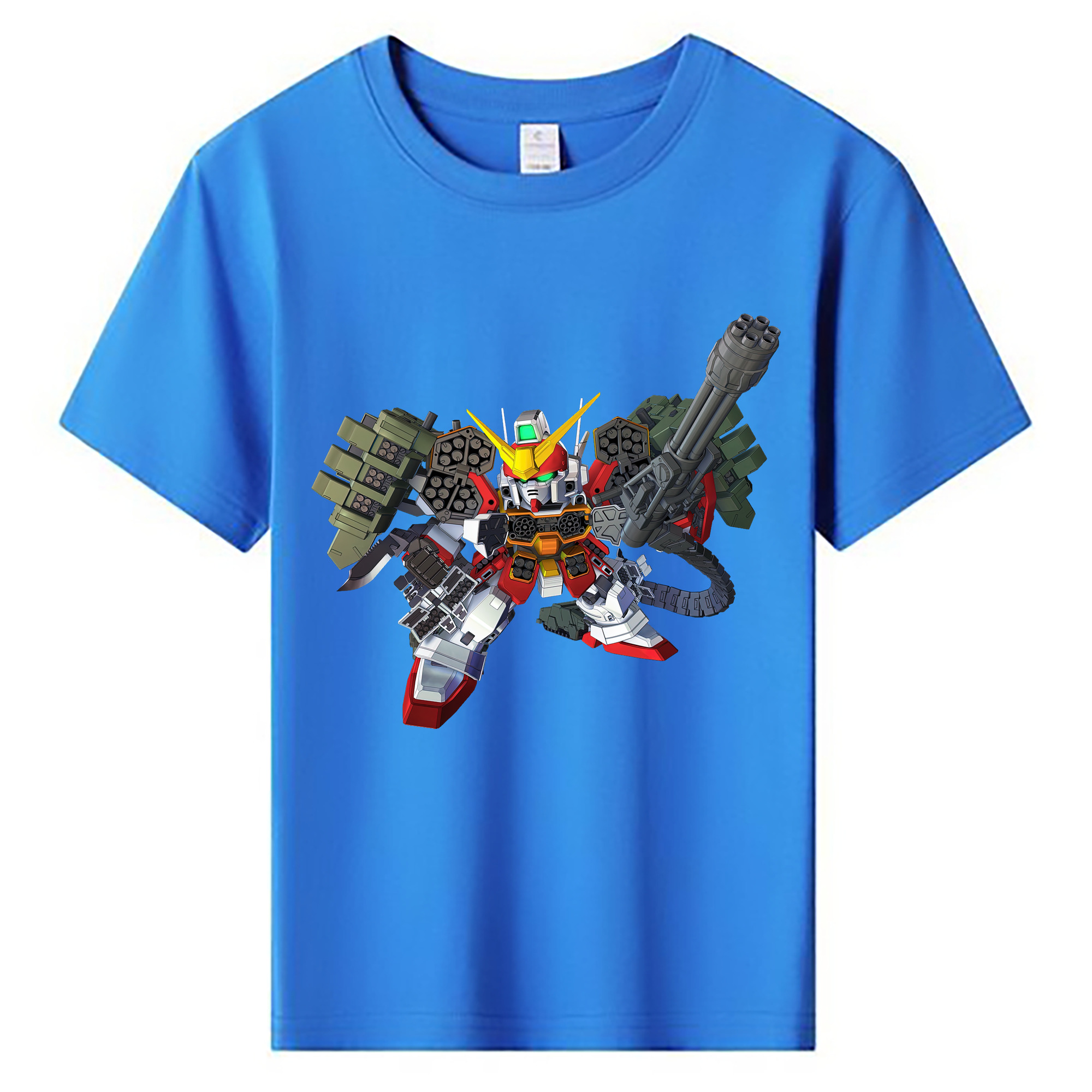 （画像用） 機動戦士ガンダム Mobile Suit Gundam 綿100％キッズTシャツ（フロントプリント）